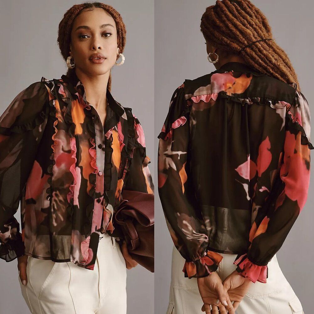 Anthropologie Hutch Bianca Blouse Size XS NWT $167